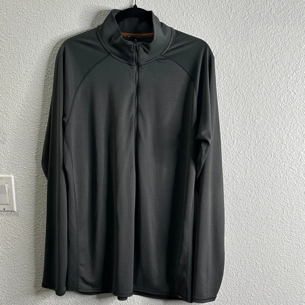 Patagonia gray   Full-Zip top  xL Mens Half Zip Capilene  Athletic Base Layer - Picture 2 of 9